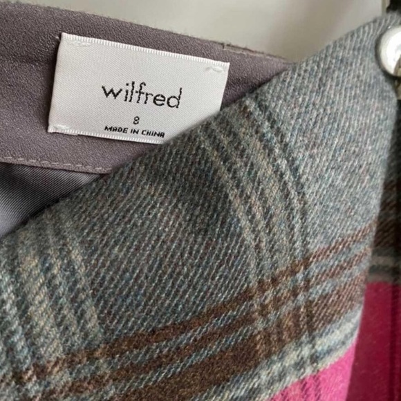 Wilfred Classic Mini Skirt Wool Plaid - Picture 3 of 3